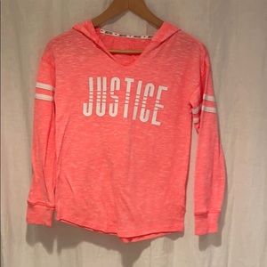 Neon pink Justice Sweater